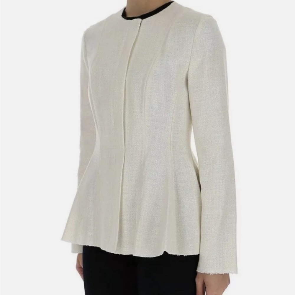 Theory Movement Jacket Blazer in Canvas Tweed Sz 6
